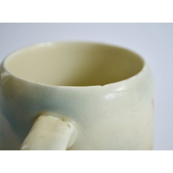 Vintage German Monk Playing Violin Shaving Mug Ceramic Chipped Germany - Picture 5 of 8